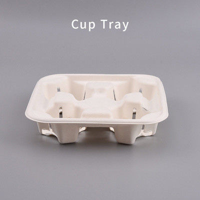 7oz-2oz Recyclable Paper Cups Bagasse Disposable Yogurt Cups With Lids