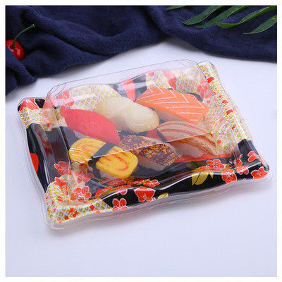 One Time BOPS HIPS Sushi Takeaway Packaging 14x8x2cm
