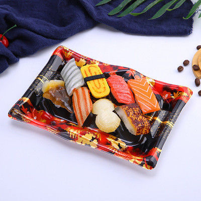One Time BOPS HIPS Sushi Takeaway Packaging 14x8x2cm